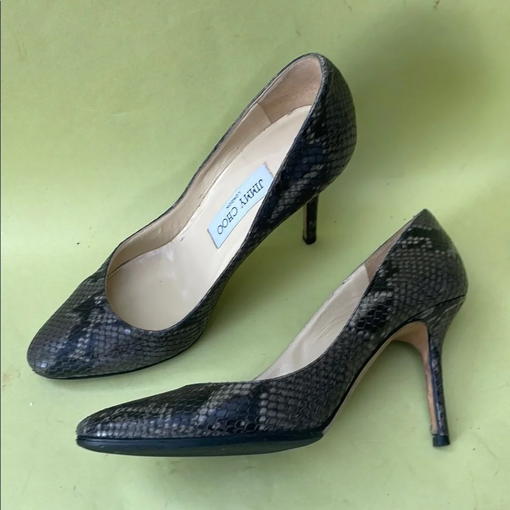 Jimmy Choo Black High Heel Stilettos In Original Box - Picture 9 of 16